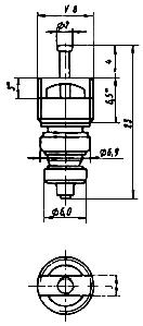 ГОСТ 8107-75 Вентили для пневматических камер и шин постоянного давления. Общие технические условия (с Изменениями N 1-5)